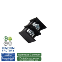 Connecteur de bornier à vis à broches droites KF7.62 noir 7,62 mm - 2P 3P 4P 762 -2 3 4 broches, raccordable