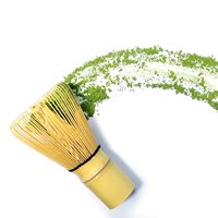 Accessoires de cuisine 100 poudre de thé vert Matcha fouet pour thé cérémonie japonaise bambou Chasen outil de thé brosse à thé