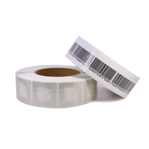 Yrf4040 siêu thị an ninh dính nhãn 4*4cm mã vạch EAS chống trộm Sticker 8.2MHz RF nhãn mềm cho bán lẻ an ninh - Product Image 6