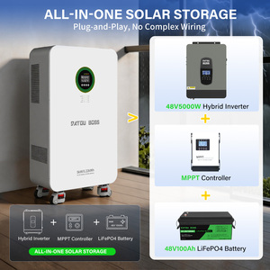 Datou ระบบเก็บพลังงานแสงอาทิตย์5KW 5.2KWh บ้าน, ระบบครบวงจรอินเวอร์เตอร์และแบตเตอรี่ลิเธียมจัดเก็บพลังงานแบบวางซ้อนกันได้ - Product Image 2