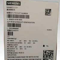 Siemens 6RA8018-6DV62-0AA0 SINAMICS DCM Convertisseur DC à quatre quadrants 3AC 400V 30A Contrôleur de vitesse numérique 12,6 kW