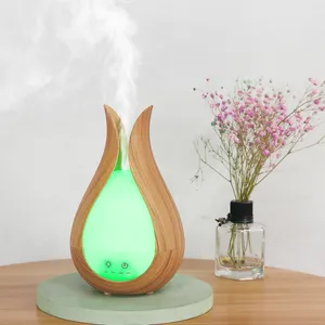 Hotsell Vase Design 200 ML Großhandel Spray Mist Luftbe feuchter Bunte Nachtlicht Aroma therapie ätherische Öl Diffusor