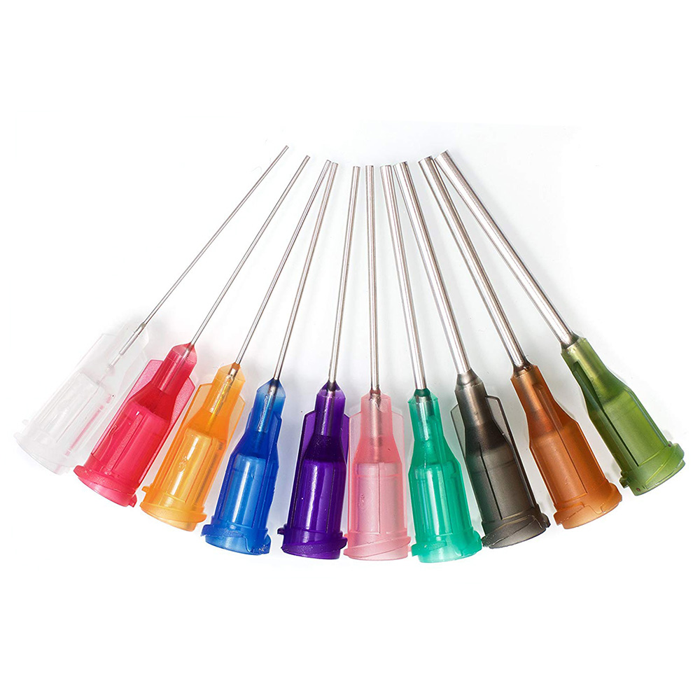 1 дюйм 14G-27G эпоксидной смолы тупым обойтись советы замком Luer иглы для распределения