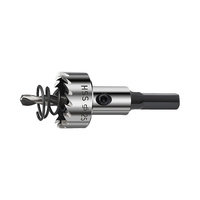Scie cloche SANEITE HSS M2 6542 T44 75mm entièrement affûtée avec embout de centrage et ressort d'éjection pour acier inoxydable et plaque de fer