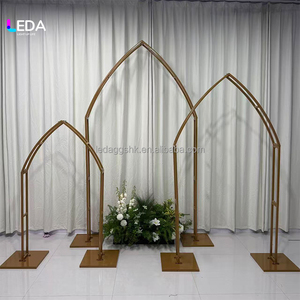 LEDA Custom Different Size Metal <b>Backdrop</b> <b>Stand</b> Wedding Party Decoration Square Black Flower Arrangement <b>Stand</b> - Product Image 5