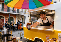 Nouvelle remorque de camion de restauration mobile en acier inoxydable pour café, barbecue et crème glacée, avec cuisine complète et options personnalisables