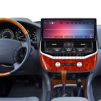 Radio Mobil Android Layar 16.2 Inch untuk Toyota Land Cruiser LC100 2002-2007 untuk Lexus GX470 Pemutar Video Stereo Carplay