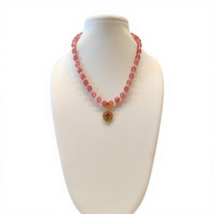 Ensemble collier et boucles d'oreilles en onyx plaqué or de qualité supérieure, chic et élégant, pour femmes, collection mariage. - Product Image 2