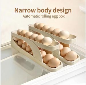 กล่องเก็บไข่ไก่แบบซ้อนได้สำหรับตู้เย็น  ที่ใส่ไข่พลาสติก - Product Image 3