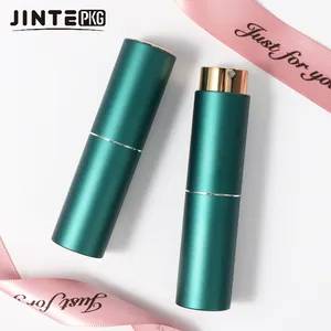 卸売10ml15mlポータブルミニポケット詰め替え可能ダブル空スプレーボトル香水噴霧器ミストラウンドスプレーボトル