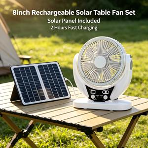 Best Value Color Box Solar Charger <b>Fan</b> Hotel Solar Led <b>Fan</b> Commercial Portable And Solar <b>Fan</b> With Usb And <b>Light</b> - Product Image 1