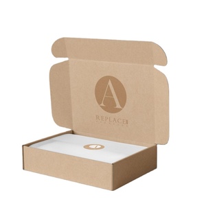 HXD Wholesale Customized Logo Foldable Present Clothes Corrugated Paper Boxes for Packaging