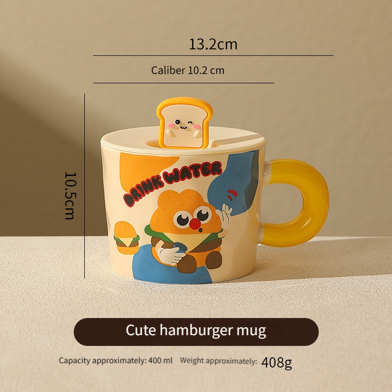 Mug avec couvercle-burger