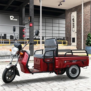 Petit moderne 2 places batterie pliante électrique 3 roues passager 2 personnes cargo <span class=keywords><strong>tricycle</strong></span> électrique - Product Image 1