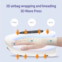Appareil de massage des mains à compression d'air avec masseur électrique chauffant pour les doigts et les paumes, adapté aux mains arthritiques.