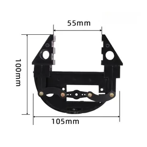 1set 2 DOF Short Pan And Tilt Metal Servo Bracket Kit For Compatible MG995 MG996R Sensor Mount Servos Accessories