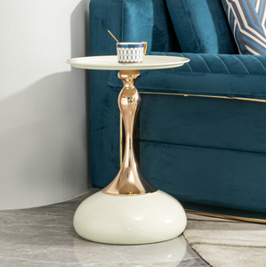 Mesa de <span class=keywords><strong>consola</strong></span> moderna de <span class=keywords><strong>metal</strong></span> blanco multiusos para sala de estar, apartamento, Hotel, comedor, dormitorio, muebles para el hogar - Product Image 3