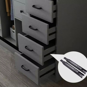 <span class=keywords><strong>Armoire</strong></span> moderne à portes coulissantes avec coiffeuse Meuble de chambre à coucher à montage facile <span class=keywords><strong>pour</strong></span> salle à manger et atelier - Product Image 4