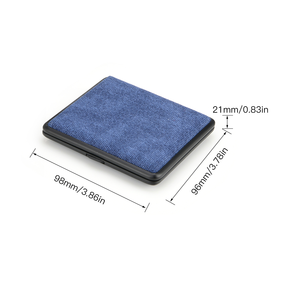 cigarette cases Amazon.com: Extra Slim Stainless Steel Cigarette Case Holds 9 Cigarette  (Regular Size 84mm and King Size) : Health & Household