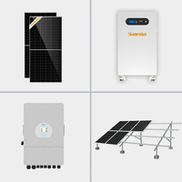 Système de panneaux solaires photovoltaïques Sunroko pour la maison, 3000W, 5Kw, 6Kw, 8000W, 10Kw, 12Kw, kit de système d'énergie solaire hybride