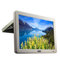 Monitor LED de 17 Pulgadas para Techo de Autobús, Monitor de Techo con un Solo Entrante AV para Autobús