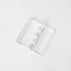 Charnières de porte en acrylique Transparent, 1 pièce, 1.8 pouces