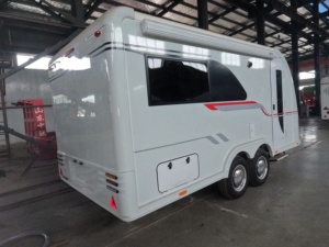 Roulotte da Campeggio Moderna e Leggera in Alluminio, Design Aerodinamico, <span class=keywords><strong>per</strong></span> Tutte le Stagioni, con Bagno - Product Image 5