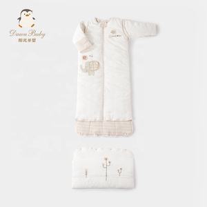 Couverture d'hiver en coton biologique <span class=keywords><strong>3</strong></span> <span class=keywords><strong>TOG</strong></span> pour tout-petit, surdimensionné, manches détachables, jambes extensibles, sac de couchage pour bébé - Product Image 3