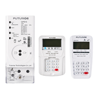 Compteur prépayé monophasé RF/PLC STS avec unité d'affichage séparée et entrée de jetons à distance pour projets de rénovation résidentielle en Afrique