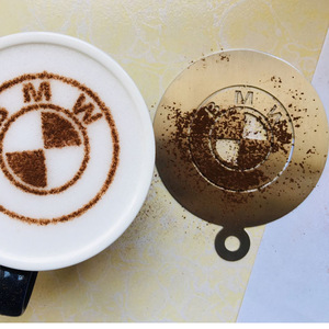 Seaspice Stainless Steel Coffee <b>Powder</b> Sprinkler Mold Irregular Shape For Baristas And Coffee Shops - Product Image 2