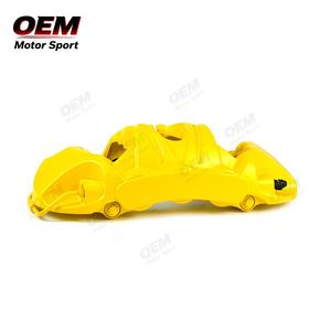 Étrier de frein haute performance simple GT3 Series pour Mercedes-Benz Classe C W205, 6 pistons, jaune, avant/arrière, remplacement neuf, garantie 1 an - Product Image 2