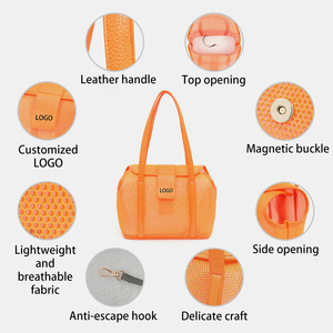 Taşınabilir Hafif Evcil Hayvan Taşıyıcıları ve Seyahat Ürünleri Evcil Hayvan Seyahat Taşıma Çantası Evcil Hayvan Askılı Taşıyıcı Küçük Hayvan Çantaları Köpek Tasması - Product Image 3