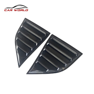 2008-2017 for ABS Plastic Gloss Black Side <b>Window</b> Vent <b>Cover</b> Scoop Windshield Vent Body Part - Product Image 6