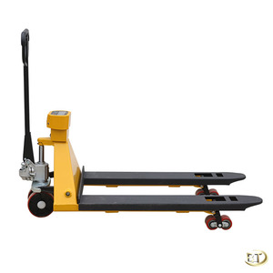 Chariot élévateur à palettes à profil bas BAOT 2 tonnes, chariot manuel avec roues longues en nylon et fourches de levage manuelles - Product Image 6
