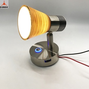 Lampe de lecture intérieure <span class=keywords><strong>12V</strong></span> LED RV <span class=keywords><strong>avec</strong></span> <span class=keywords><strong>port</strong></span> <span class=keywords><strong>USB</strong></span> (5V/2A) chevet - Product Image 6