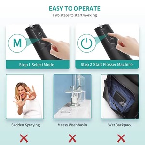 Pas cher IPX7 étanche sans fil électrique nettoyage des dents dispositif d'irrigateur oral Portable <span class=keywords><strong>dentaire</strong></span> <span class=keywords><strong>hydropulseur</strong></span> pour usage domestique et de voyage - Product Image 5