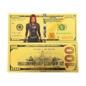 13 Çeşit Sıcak Marvel Animasyonu Altın Varaklı PET Malzemeden Hatıra Banknot Koleksiyonu Zanaat Eşyası (Zarf İçinde) - Product Image 3