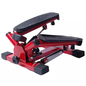 Mesin latihan langkah tangga Mini, Gym Stepper aerobik dapat disesuaikan untuk latihan kebugaran tubuh