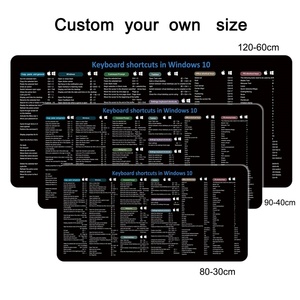 Tùy Chỉnh Mở Rộng Bàn Chơi Game Pad Máy Tính Lệnh Phím Phím Tắt Chuột Pad Văn Phòng Lớn Mousepad Cho PC Chuột Bàn Phím - Product Image 3