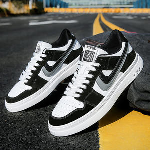 Fashion Vintage Skateboard <b>Shoes</b> for <b>Men</b> Brown Casual <b>Leather</b> <b>Shoes</b> for <b>Men</b> Versatile Casual Sneakers and Sports Trendy <b>Shoes</b> - Product Image 5