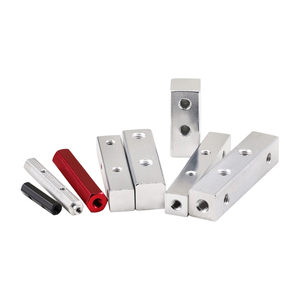 Écrous hexagonaux en aluminium et acier inoxydable M3 M4 M6, écrous rectangulaires en acier au carbone, connecteurs <span class=keywords><strong>pour</strong></span> assemblage de robots - Product Image 3