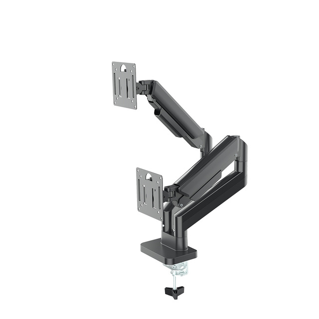 Dual Arm Gas Spring Monitor Stand for 17-32 Inch Screens with 2-10kg Load Capacity