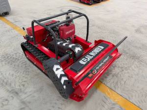 Free Delivery.Gasoline/diesel <b>Mini</b> <b>Robotic</b> Lawnmower With Widths of 800mm/1000mm/1200mm Remote-controlled Tracked HD459-80S/100S - Product Image 3