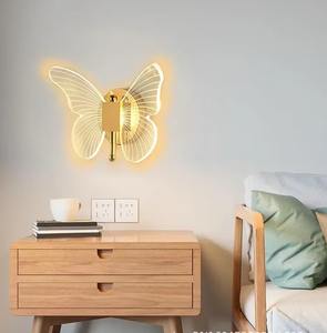 Lampu Dinding LED Desain Kupu-Kupu yang Modern, untuk Hotel Bergaya Nordik, Samping Tempat Tidur, Kamar Tidur, dan Dinding TV - Product Image 6