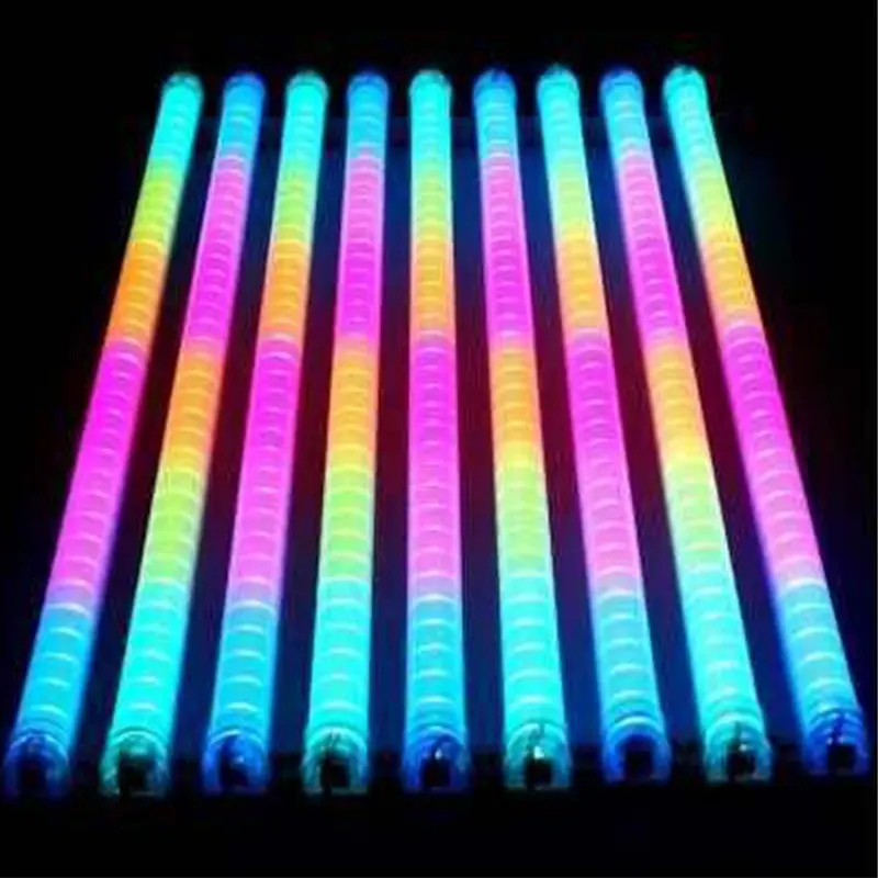 multicolor led tube lighting building decoration outdoor Waterproof Architectural Project Colorful DMX512 T5 T8 Pixel light tube