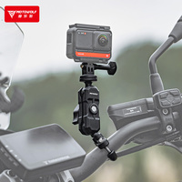 Support de caméra sport flexible MOTOWOLF pour Go-pro, support de caméra d'enregistrement, support de caméra de moto