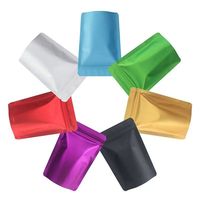 Sachet refermable mat à fermeture éclair pour noix et snacks, emballage hermétique