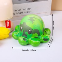 Jouet Squishy Pieuvre en PU à Rebond Lent, Mini Balle Anti-Stress à Presser pour les Plus de 14 Ans, Unisexe, Vente en Gros Usine