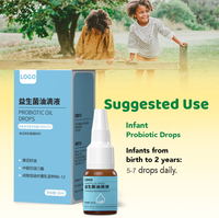 Tonbios Gouttes contre les coliques pour bébés de 0 à 2 ans, complément probiotique, Lactobacillus Reuteri, gouttes probiotiques, complément pour enfants