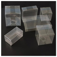 Boîte cadeau en acétate Emballage transparent en PET Boîte transparente en vinyle PVC Boîtes d'emballage en plastique